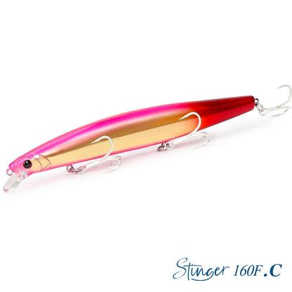 Floating Minnow Fishing Lure DW110 STINGER 163mm 31g Sea Fishing Hard Bait Piura Seabass Baits