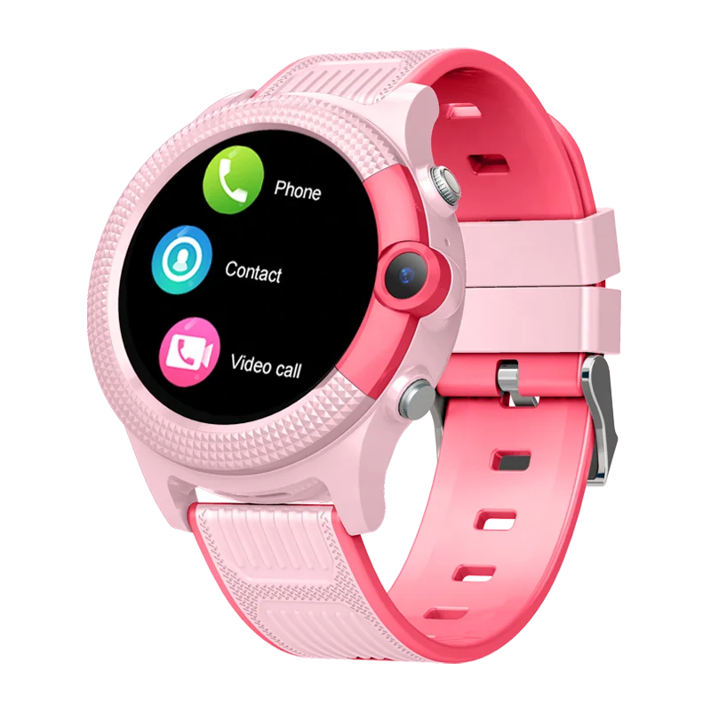 Factory Price Circle Smart Watch GPS+LBS+WiFi Location 1.28 Inch Touch Screen Video Calling Smart Watch for Boys and Girls
