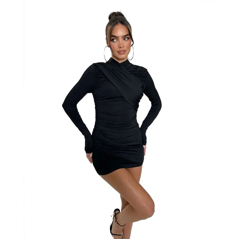 Wholesale Clothing Fashion Lady Elegant Evening Dress Sexy Backless Slim Hip Wrap Womens Dresses