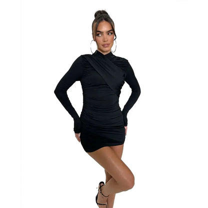 Wholesale Clothing Fashion Lady Elegant Evening Dress Sexy Backless Slim Hip Wrap Womens Dresses