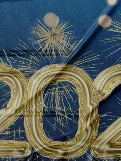 2026 New Year Men's 3d Digital Printed Casual Short Sleeve Jersey Knitted T-shirt 100% Polyester Anti-pilling Regular  Fit Front