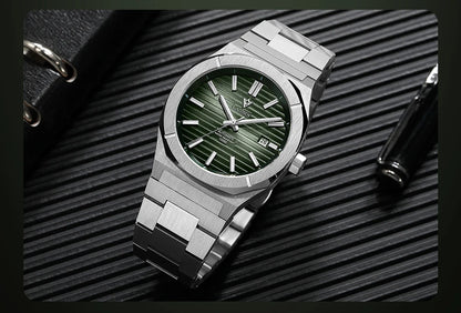 CADISEN Diver Watch Retro Luxury Sapphire MIYOTA 8215 German Designer Men Automatic Mechanical Watches 10Bar Waterproof Luminous