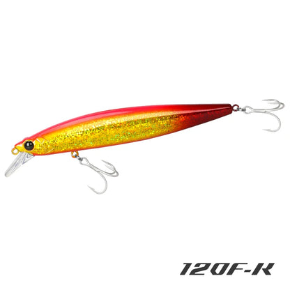 Floating Minnow 120mm 19g Long Casting Sea Fishing Lure STINGER  Center Of Gravity Hard Baits