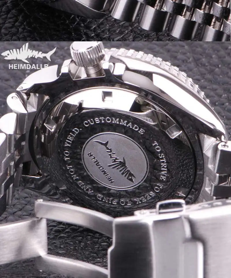 HEIMDALLR Sharkey SKX007 Vintage Diver Watch Mechanical Men Watches 200M Sapphire crystal Luminous NH36 Automatic Movement watch