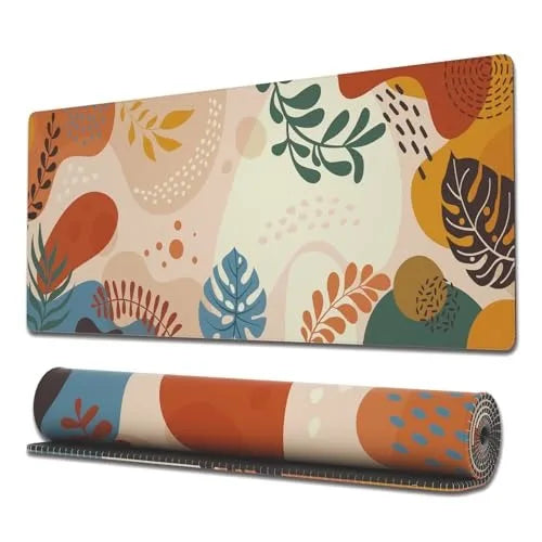 Large Gaming Mouse Pad With Stitched Edges Japanese Great Wave Anime Desk Mat  for Keyboard and Mouse Waterproof Customization