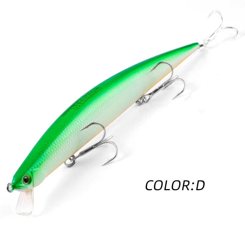 Minnow  Artificial Bait Tackle 175mm 27.7g quality fishing lures hard bait flaoting