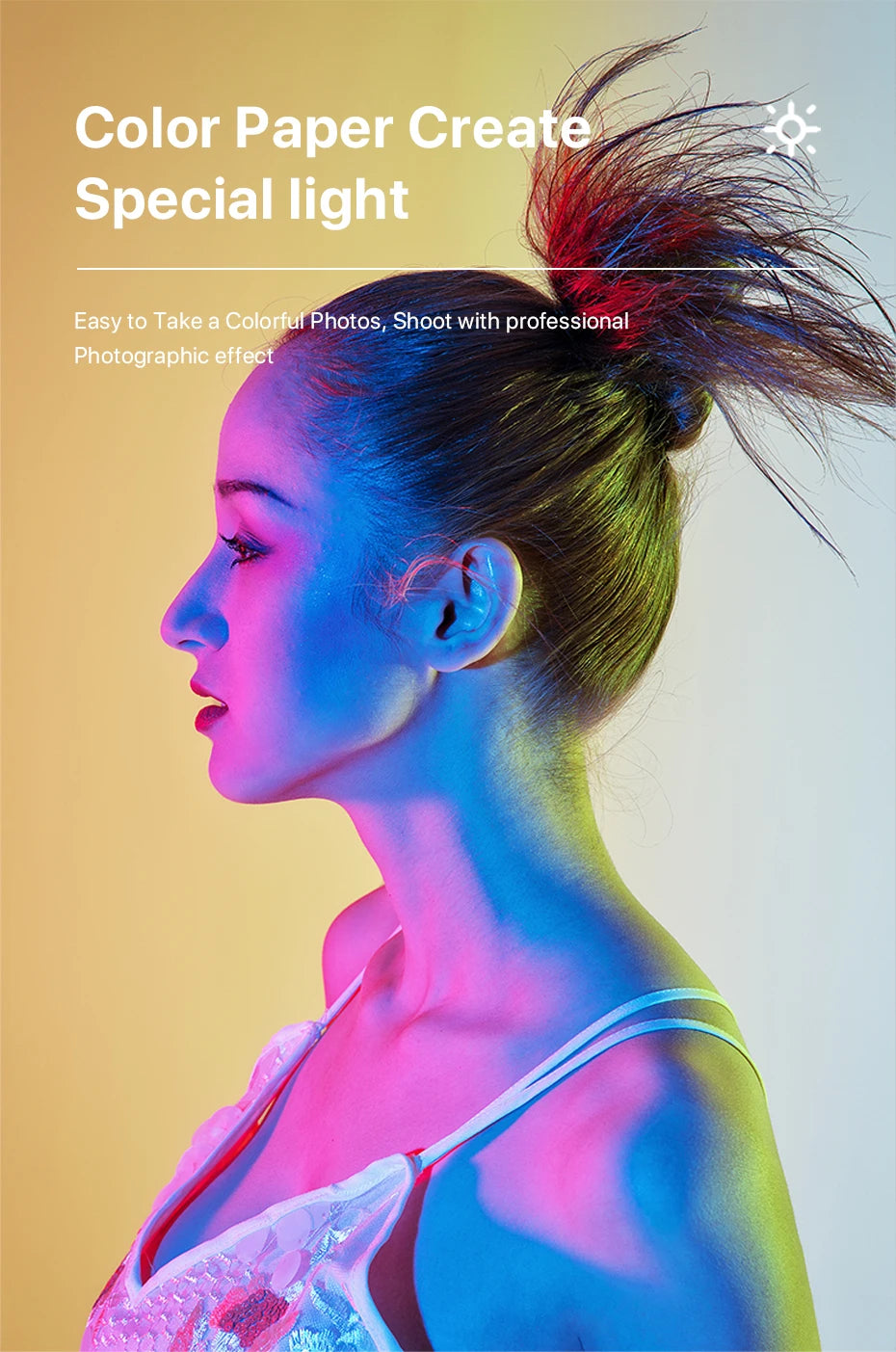 Led Video Light 3200-6500K With Diffuser RGB Effect Camera Light Vlog Fill Light Photography Lighting Studio Lamp