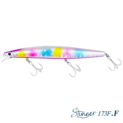 Ultra-long Casting Floating Minnow 173mm 37.5g Saltwater Fishing Lure STINGER Artificial Large Hard Baits