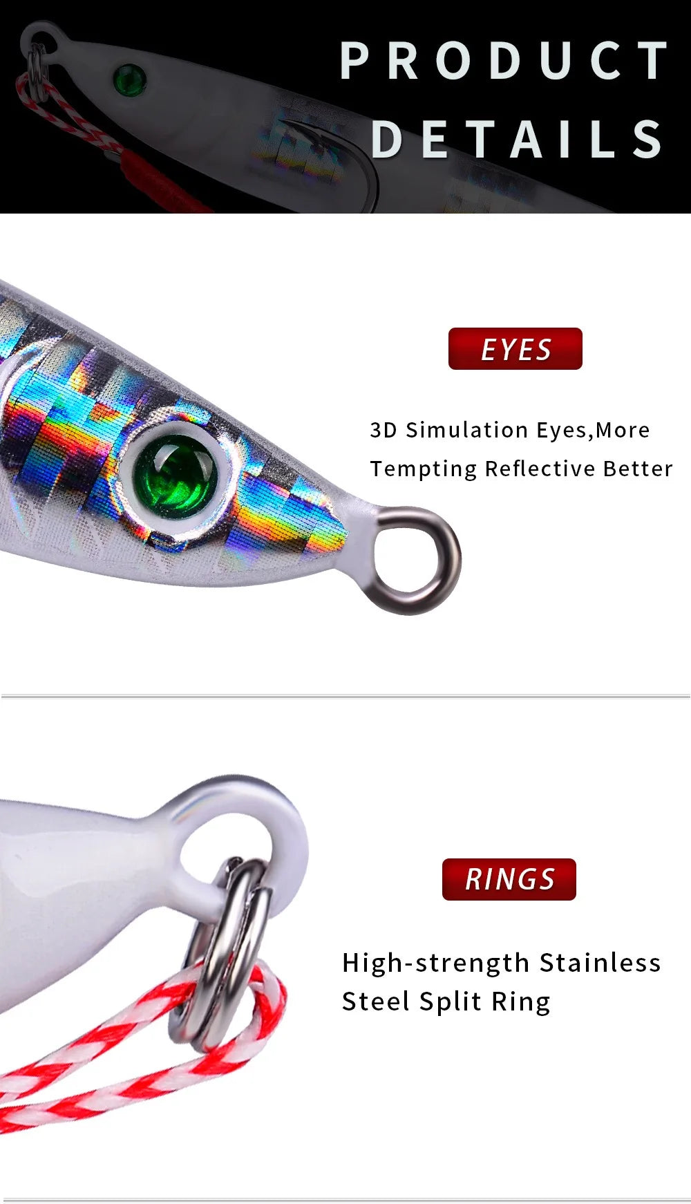 Metal Jig Bait Weight 7g-60g Trolling hard bait bass fishing tackle trout diving bait Sea Fishing Lures Pesca