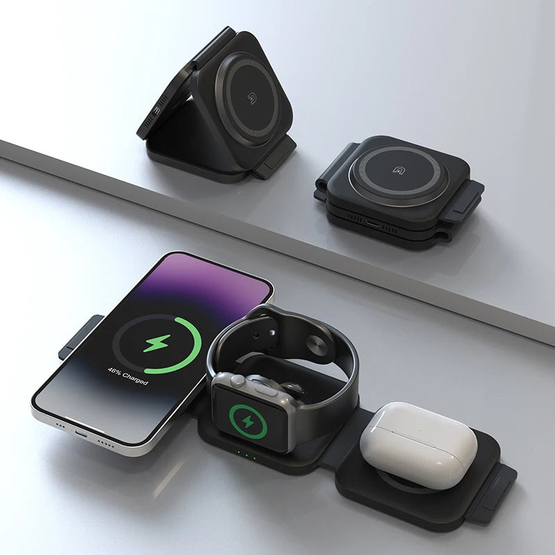 Wireless Charger Hot Sale ABS Light Holder for Travel Phone Table Z06