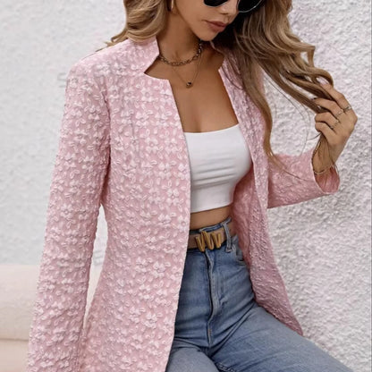 Woven Polyester Jacquard for Making Women Jacket Blazer Jumpsuit for Daily Casual Wear & Formal Wear & Vacation Holiday Wear