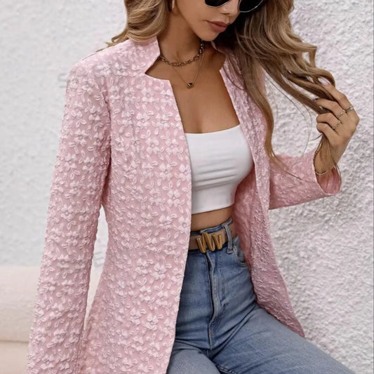 Woven Polyester Jacquard for Making Women Jacket Blazer Jumpsuit for Daily Casual Wear & Formal Wear & Vacation Holiday Wear