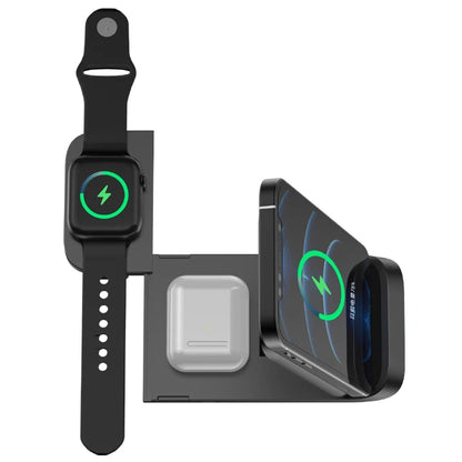 Portable Charger Oem 5w 7.5w 10w 15w Fast Wireless Charger for Phone 3 in 1 Fast Wireless Charging Dock