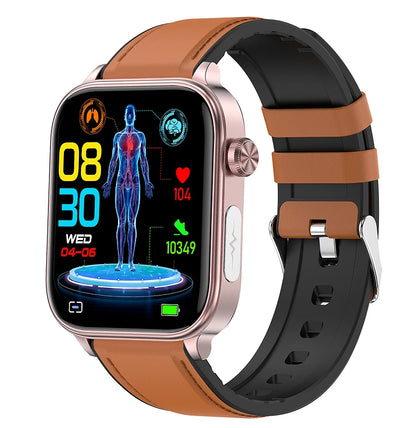 New Health Smart Watch ET570 1.96 Inch Full Touch Screen Heart Rate Blood Pressure IP68 Waterproof Monitoring Smartwatch