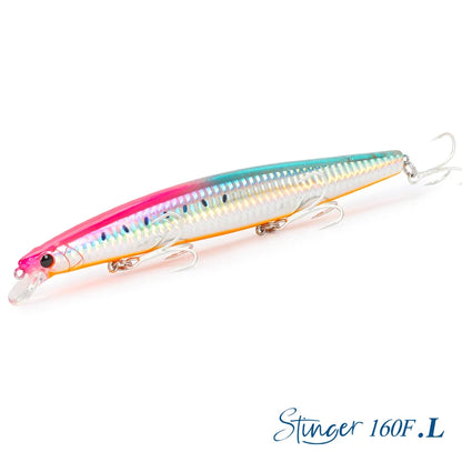 Floating Minnow Fishing Lure DW110 STINGER 163mm 31g Sea Fishing Hard Bait Piura Seabass Baits
