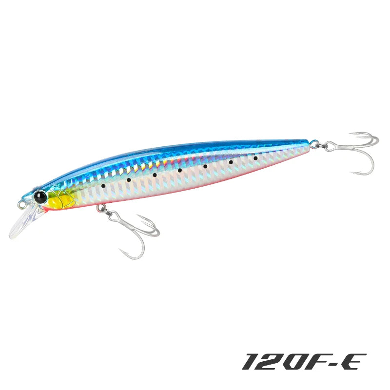 120F Ultra-long Casting Floating Saltwater Minnow 120mm 19g  Weight Artificial Bait