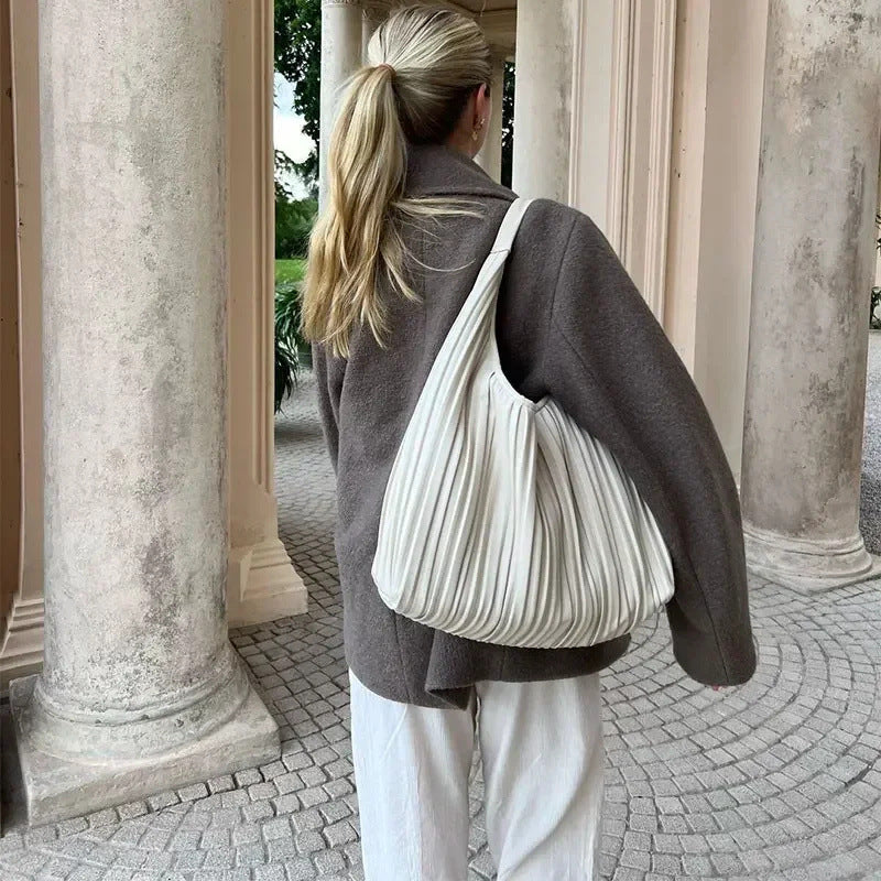 Women's Double Breasted Wool Coat Autumn Winter Fashion Lapel Long Sleeves Short Blazer Jacket Elegant Solid Warm Loose Outwear