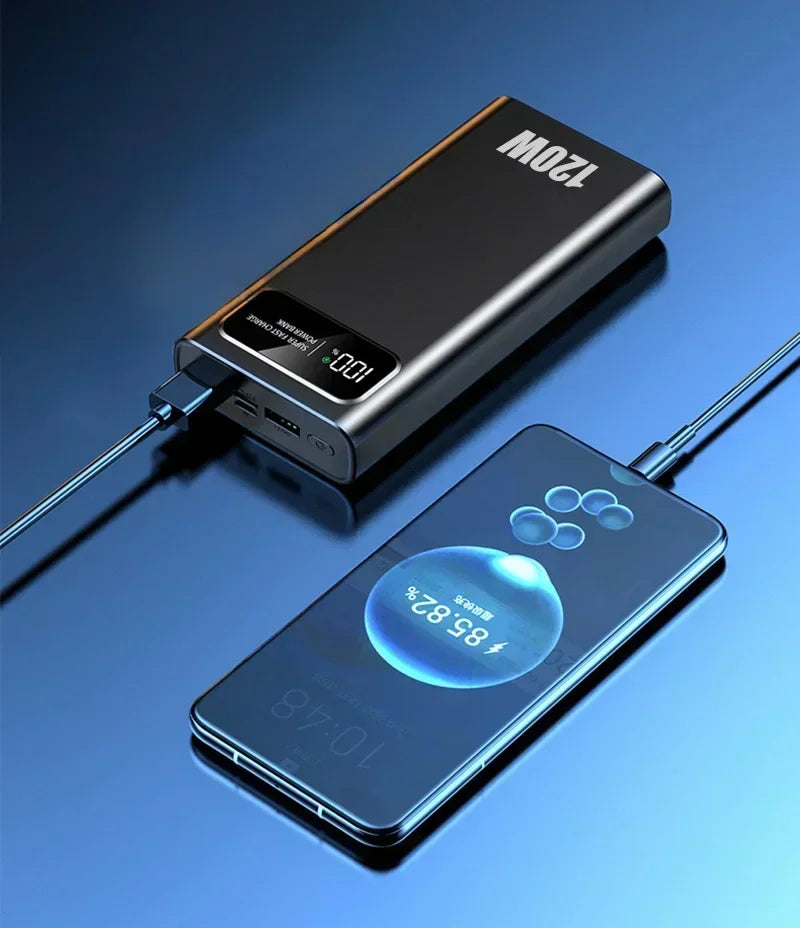 Xiaomi MIJIA 200000mAh Ultra large Capacity Power Bank 120W Fast Charging Portable Digital Display Power Bank For iPhone Samsung