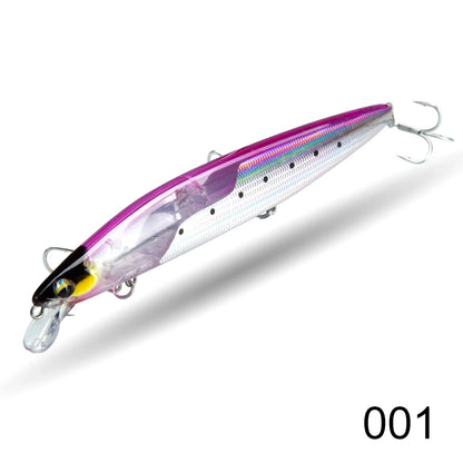 Floating Minnow Fishing Lure 120mm20g/145mm27g Flash Flake Wobbler Silent Assassin Floating Hard Bait For Pike Bass