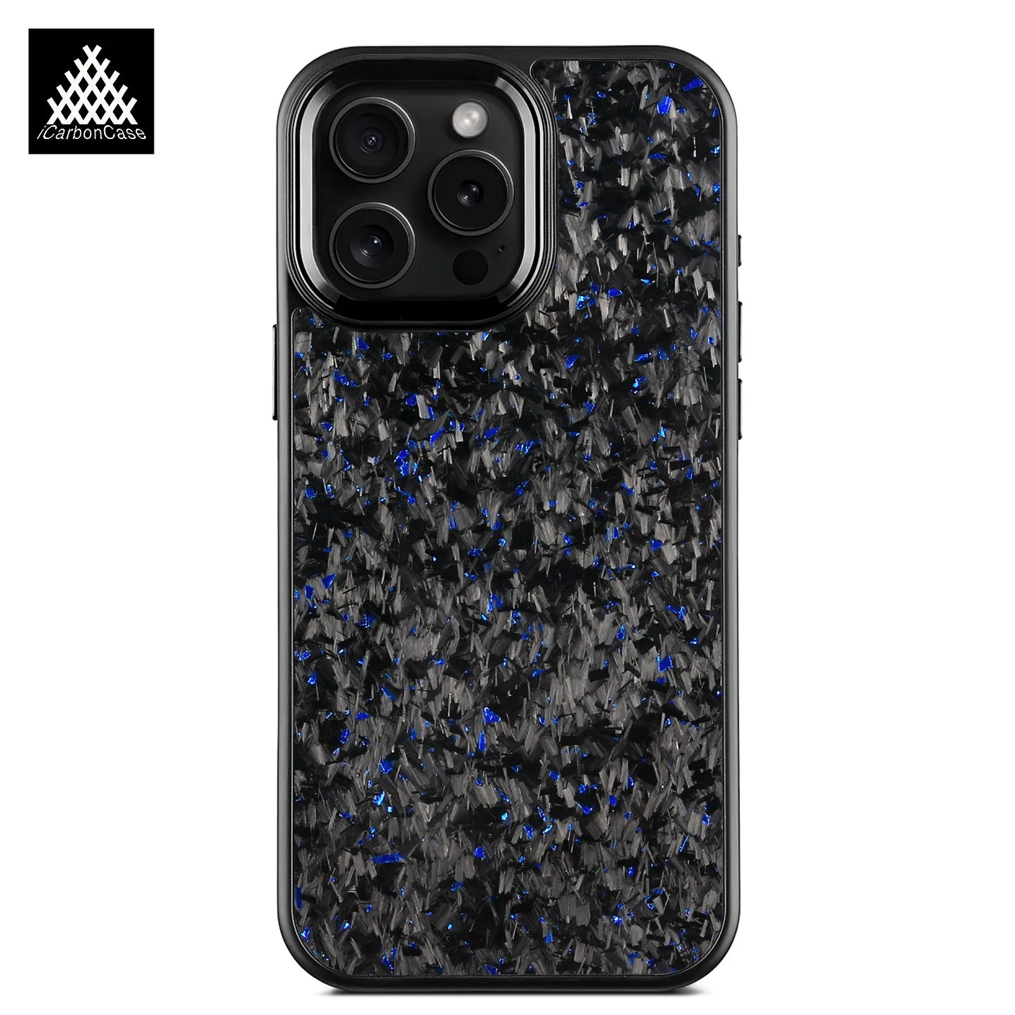 Magnetic Real Forged Carbon Fiber Case For iPhone 17 17Air 17Pro 16 15 14 13 12 11 Pro Max with MagSafe and Metal Lens / Buttons
