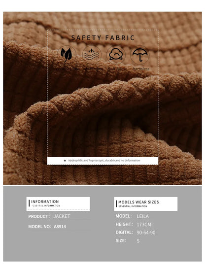 Coats Women Coat Turn Down Collar Full Sleeve Work Y2k Streetwear Elegant Splice Casual Loose Open Stith Autumn Winter 2025