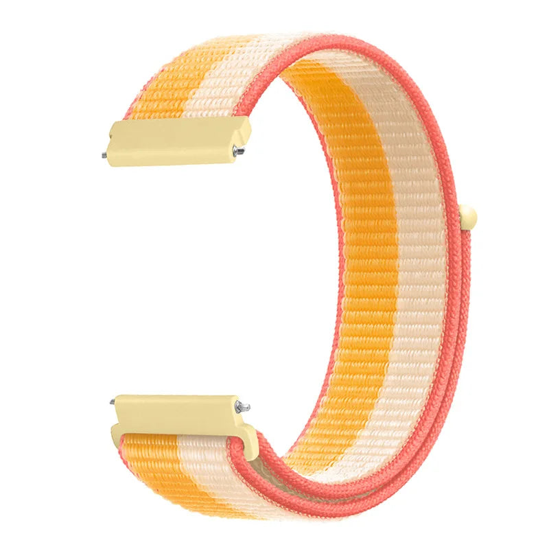 Nylon Loop Strap for Samsung Galaxy Watch 3/4/5/6/Gear S3 Wristband for Huawei Watch 4/GT-2-3-Pro/Amazfit GTR/GTS Belt