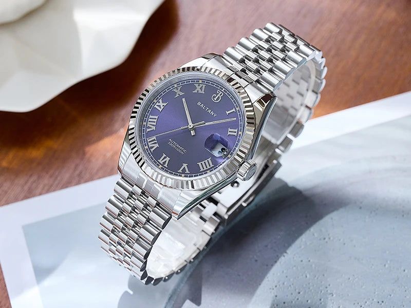 Baltany 39mm Dress Watches for Men S4094 10ATMWaterproof NH35 Automatic Luxury Watches Man DJ Homage Mechanical Wristwatches Man