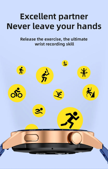 LIGE 2025 New Smartwatch Men For Android iOS Phone 1.38" HD Bluetooth Call Heart Rate Monitor Waterproof Sport Smart Watch Women