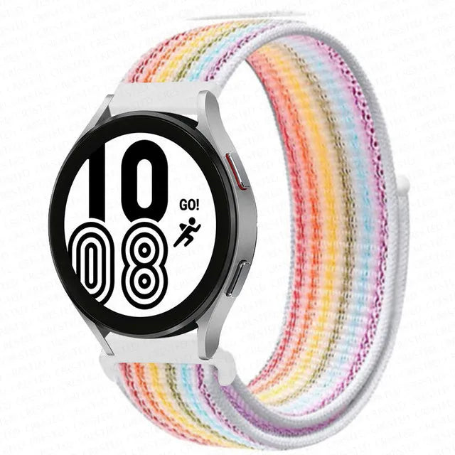 Nylon Loop Band For Samsung Galaxy Watch 6 4 7 classic/5 Pro/active 2/Gear S3 20mm/22mm Bracelet Huawei watch GT 2e 3 pro strap