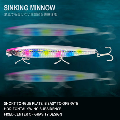 Lures Minnow Wobbler Long Casting Sinking Heavy Shot Artificial Hard Bait Fishing Accessories Decoy MN707