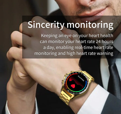 Smart Watchs Men Sport Fitness GPS Tracker Compass Bluetooth Call Heart Rate Health Smartwatch for Huawei Xiaomi Ferrari
