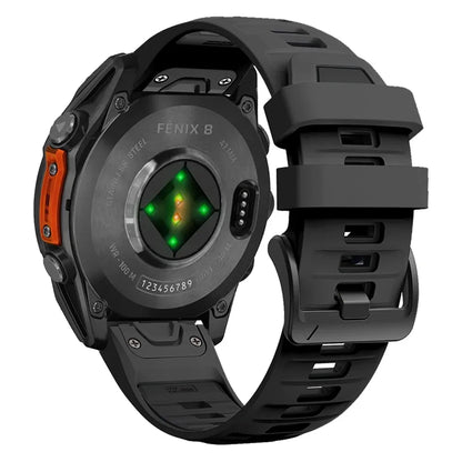 Garmin Fenix 8 43mm 47mm 51mm Sports Original Silicone Wristband for Garmin Epix/Quatix7/Fenix 7X 6X 7S Pro/Descent Mk3 Band