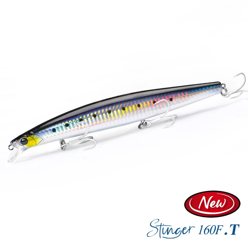 31g Floating Minnow STINGER 160F Saltwater Fishing Lure  Ultra-long Casting Hard Baits 500G Large Baits