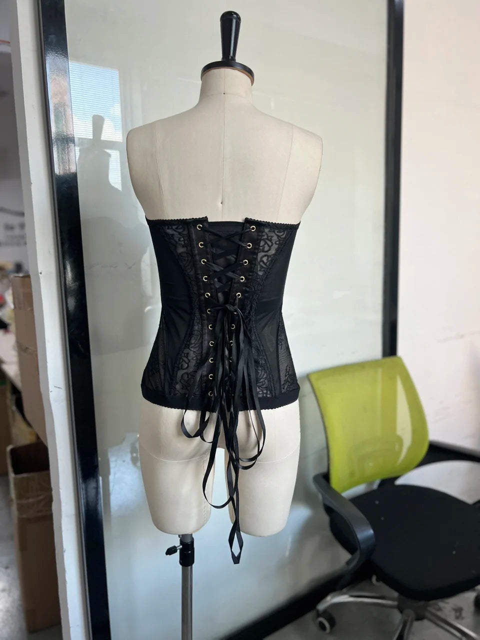 Tight Corset Lace Hollow Sleeveless Strapless Top Summer Fashion Women Street Trendy Vest