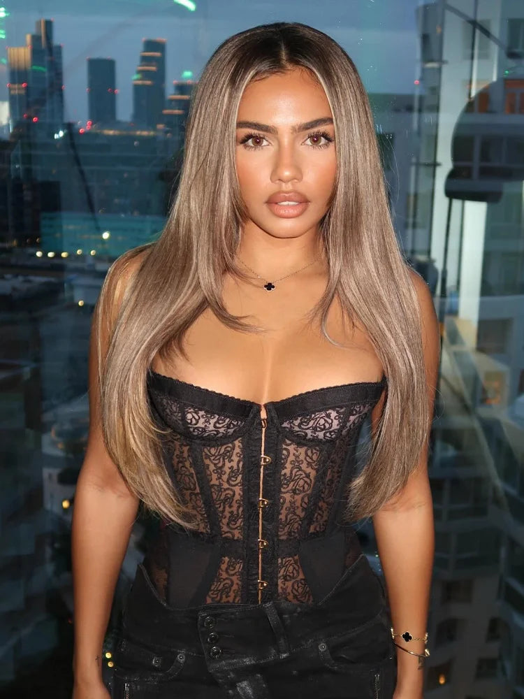 Tight Corset Lace Hollow Sleeveless Strapless Top Summer Fashion Women Street Trendy Vest