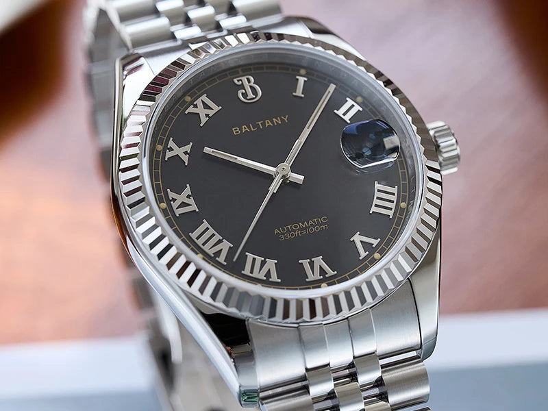 Baltany 39mm Dress Watches for Men S4094 10ATMWaterproof NH35 Automatic Luxury Watches Man DJ Homage Mechanical Wristwatches Man