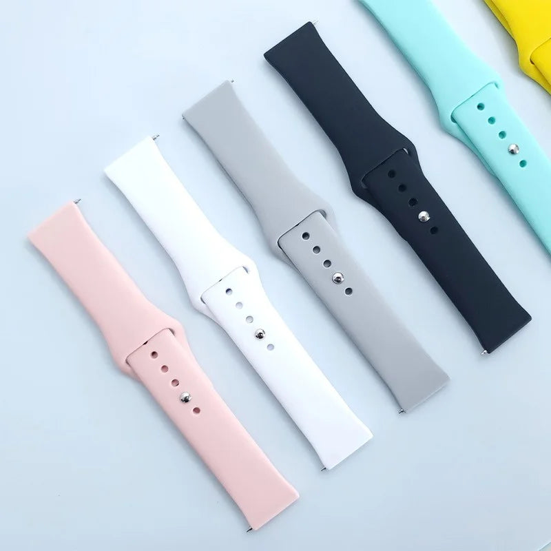 Silicone band For Amazfit GTS 3/2/2e/GTS2 Mini/GTR 42mm/47mm/GTR 3/3 Pro/2/2e Sport Watch Bracelet Amazfit bip 6 strap