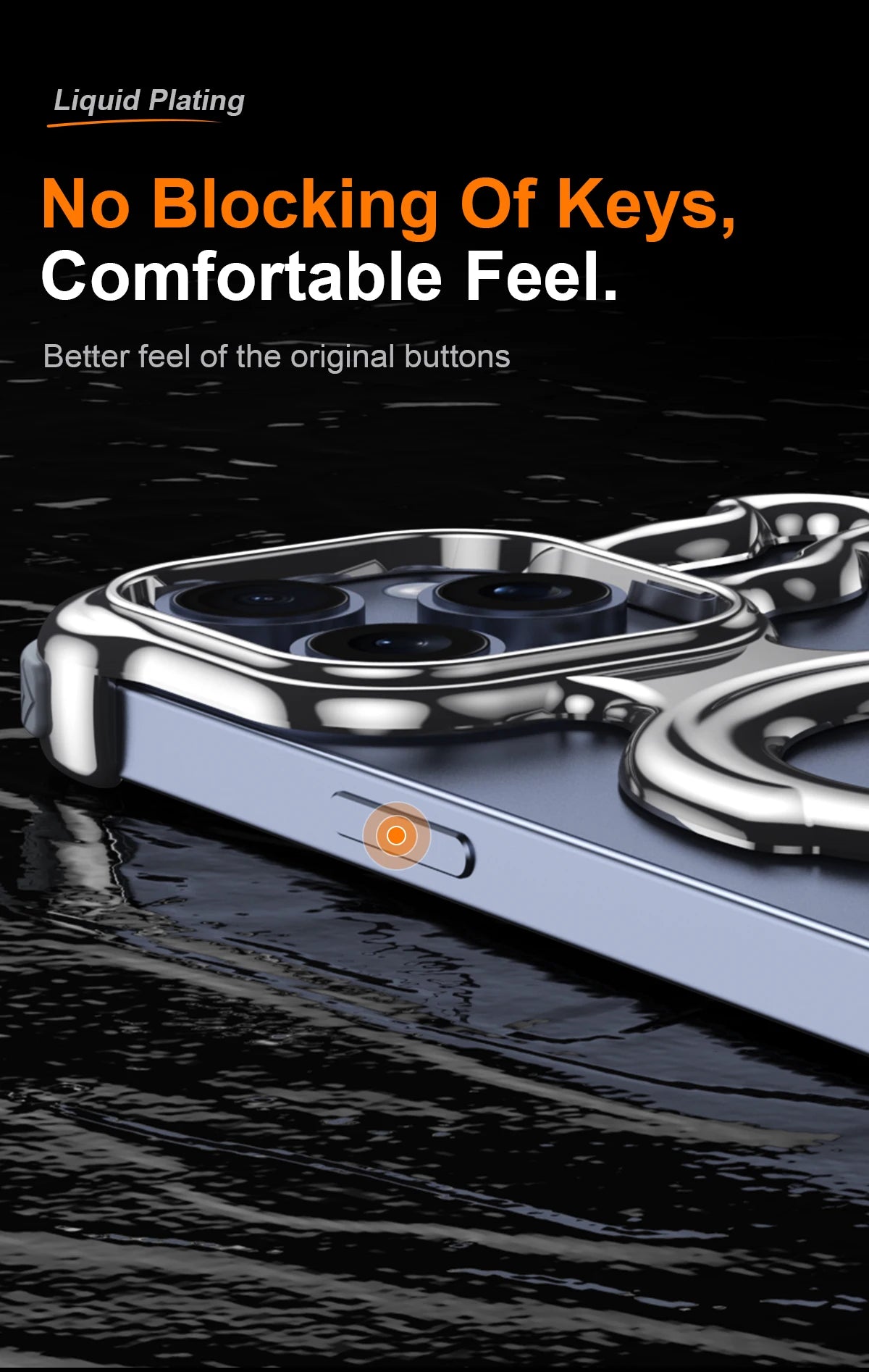 Irregular Geometric Phone Case For Iphone 17 16 15 14 13 Case Hollowed Out Electroplated Four Corners Silicone Shockproof Case