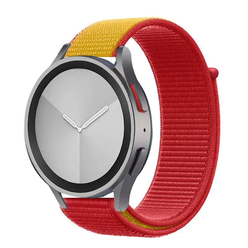 Nylon loop Band For Samsung Galaxy Watch 7 FE 6/5/pro/4/Classic/active 2 40-44mm 20mm/22mm sport bracelet huawei gt 2/e/3 strap