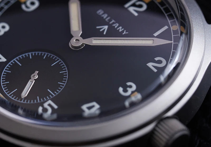 Baltany Dirty Dozen Watch Man S2019 Military Vintage Wristwatch Small Seconds Hand VD78 Quartz Luminous 100M Waterproof Field Wa