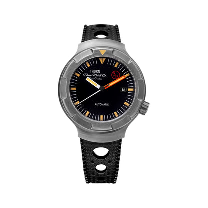 New Thorn Watch T018 PT5000 Movement Sapphire Waterproof Luminous Fluororubber Strap Men's Watches Salutes Classic