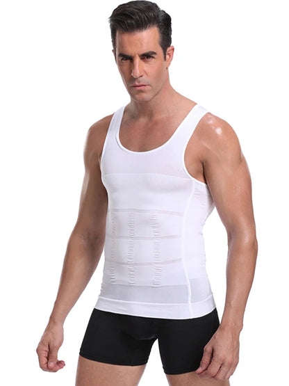 Men's Shapewear Slimming Body Corset Vest Shirt Compression Abdomen Tummy Belly Control Slim Waist Cincher Underwear Sports Vest