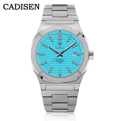 CADISEN Diver Watch Retro Luxury Sapphire MIYOTA 8215 German Designer Men Automatic Mechanical Watches 10Bar Waterproof Luminous