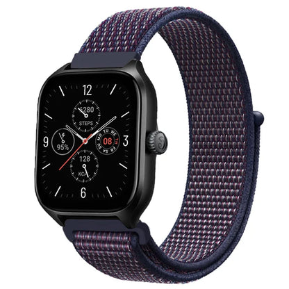 Nylon Loop Strap for Amazfit GTR 47mm/GTR2/2e/3/3 Pro/4/GTS/2/mini/3/4 Bracelet for Amazfit Balance/bip 5/Stratos 2 2S