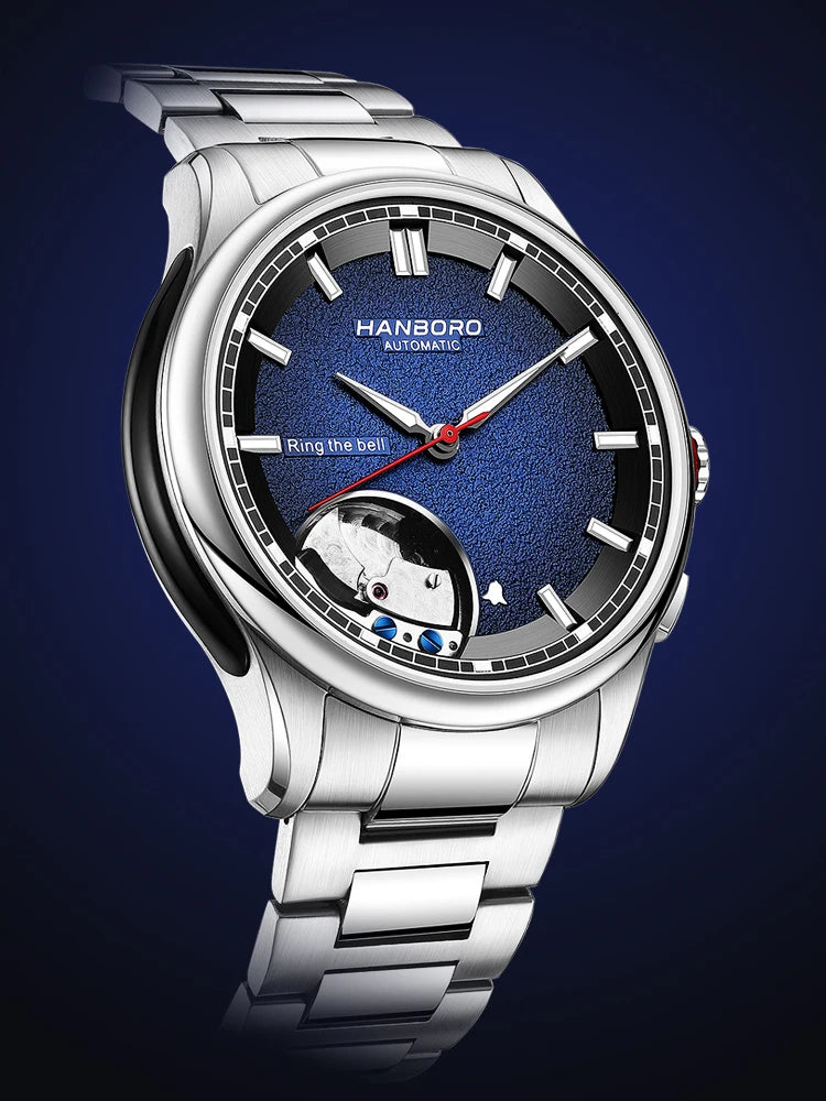 HANBORO Chime Series Modified Movement Men's Personalized Automatic Mechanical Watch