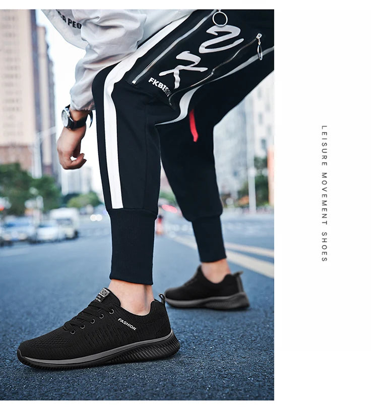 Sneakers Men Running Walking Knit Shoes Fashion Casual High Quality Sport Athletic Gym Lightweight Men Casual Shoes