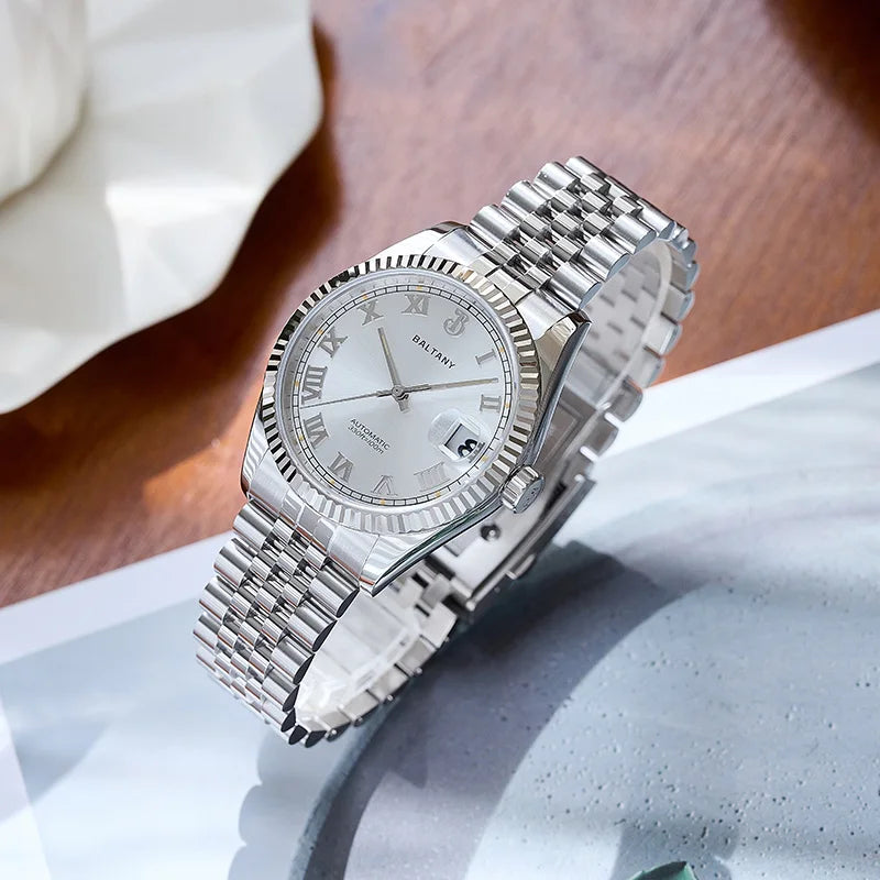 Baltany 39mm Dress Watches for Men S4094 10ATMWaterproof NH35 Automatic Luxury Watches Man DJ Homage Mechanical Wristwatches Man