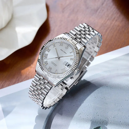 Baltany 39mm Dress Watches for Men S4094 10ATMWaterproof NH35 Automatic Luxury Watches Man DJ Homage Mechanical Wristwatches Man