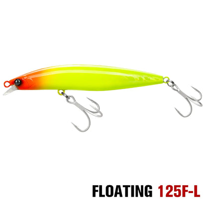 Ultra Long Casting Floating Minnow 125mm 25g High Strength Saltwater Seabass Artificial Hard Baits