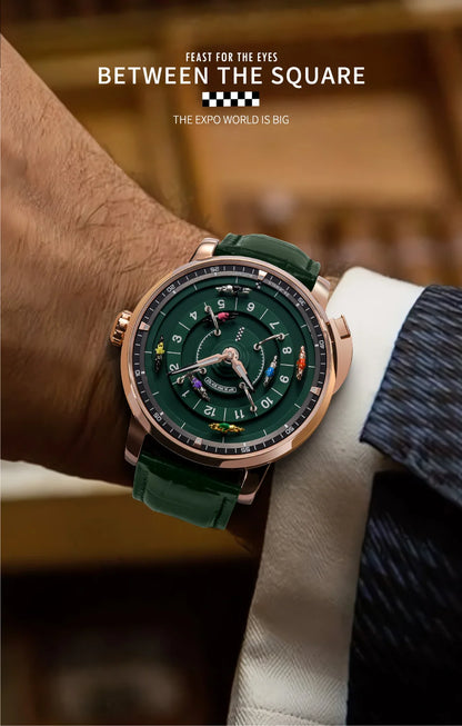 Pindu player horse racing series men's mechanical European roulette horse racing game fully automatic sports design party watch